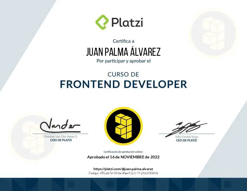 curso de frontend developer